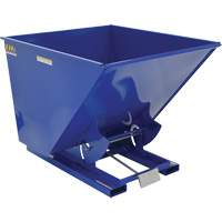Self-Dumping Hopper, Steel, 2 cu.yd., Blue Distribution Industrielle GC