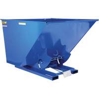 Self-Dumping Hopper, Steel, 2-1/2 cu.yd., Blue Distribution Industrielle GC