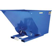 Self-Dumping Hopper, Steel, 2-1/2 cu.yd., Blue Distribution Industrielle GC