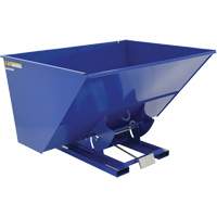 Self-Dumping Hopper, Steel, 3 cu.yd., Blue Distribution Industrielle GC