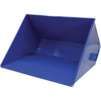 Self-Dumping Hopper, Steel, 3 cu.yd., Blue Distribution Industrielle GC