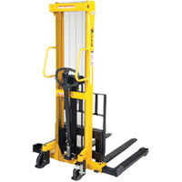 Gerbeur hydraulique manuel, Fonctionnement Pompe manuelle, Capacit&eacute; 2000 lb, Lev&eacute;e max 35" Distribution Industrielle GC