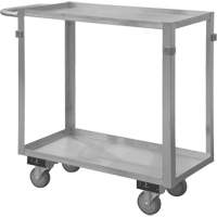 Industrial Grade Shelf Cart, 2 Tiers, 16-3/4" W x 34" H x 36-7/16" D, 600 lbs. Capacity Distribution Industrielle GC