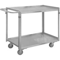 Industrial Grade Shelf Cart, 2 Tiers, 16-3/4" W x 34" H x 36-7/16" D, 600 lbs. Capacity Distribution Industrielle GC
