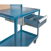 Mobile Service Cart, 2 Tiers, 24" W x 57" H x 40" D, 1200 lbs. Capacity Distribution Industrielle GC