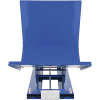 Open Sided Hopper, Steel, 1 cu.yd., Blue Distribution Industrielle GC