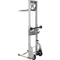 Appareil de levage portatif en aluminium, M&eacute;canisme Pompe au pied, Capacit&eacute; de 200 lb, Levage max de 61" Distribution Industrielle GC