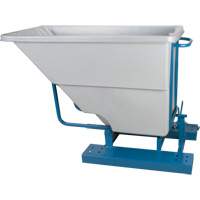 Conteneurs autobasculeurs, Poly&eacute;thyl&egrave;ne, 5/8 vg³, Gris Distribution Industrielle GC