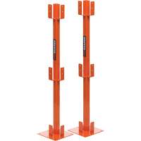 ProGuards Temporary Guard Rail Posts, 8" W x 39" H, Orange Distribution Industrielle GC