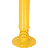 Spring Loaded Bollard, Steel, 42" H x 2-1/8" W, Yellow Distribution Industrielle GC