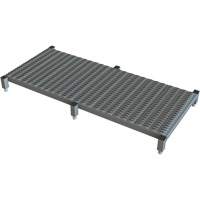 Plateforme de travail en une &eacute;tape &agrave; hauteur r&eacute;glable, 24" la x 59" pr, Capacit&eacute; de 800 lb, Enti&egrave;rement soud&eacute; Distribution Industrielle GC