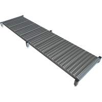 Plateforme de travail en une &eacute;tape &agrave; hauteur r&eacute;glable, 24" la x 97" pr, Capacit&eacute; de 800 lb, Enti&egrave;rement soud&eacute; Distribution Industrielle GC