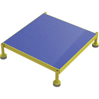 Plateforme de travail en une &eacute;tape &agrave; hauteur r&eacute;glable, 24" la x 24" pr, Capacit&eacute; de 800 lb, Enti&egrave;rement soud&eacute; Distribution Industrielle GC