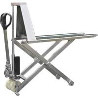 Chariot &eacute;l&eacute;vateur &agrave; ciseaux Eco, 45" lo x 21" la, Acier inoxydable, Capacit&eacute; de 2200 lb Distribution Industrielle GC