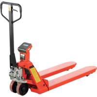 Transpalette avec balance et imprimante thermique Eco, 45" lo x 22,5" la, Capacit&eacute; de 4400 lb Distribution Industrielle GC