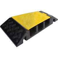 Protecteur de c&acirc;ble tourne-&agrave;-droite robuste Powerhouse, 3 canaux, 12" lo x 19,75" la x 3" h Distribution Industrielle GC