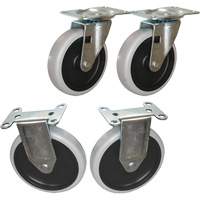 Flat Shelf Cart Caster Kit Distribution Industrielle GC