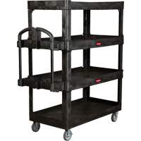 Heavy-Duty Ergo Utility Cart, 4 Tiers, 24-1/4" x 62-2/5" x 54-1/10", 700 lbs. Capacity Distribution Industrielle GC
