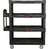 Heavy-Duty Ergo Utility Cart, 4 Tiers, 24-1/4" x 62-2/5" x 54-1/10", 700 lbs. Capacity Distribution Industrielle GC