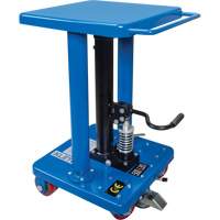 Table de travail hydraulique, 18'' lo x 18'' la, Acier, Capacit&eacute; 500 lb Distribution Industrielle GC