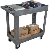 Chariot utilitaire pour l'entretien, 2 tiers, 16-1/2" x 32-1/2" x 34-1/2", Capacit&eacute; 550 lb Distribution Industrielle GC