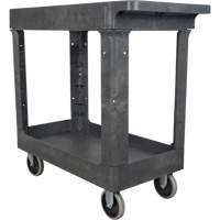Chariot utilitaire pour l'entretien, 2 tiers, 16-1/2" x 32-1/2" x 34-1/2", Capacit&eacute; 550 lb Distribution Industrielle GC