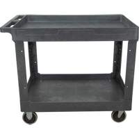 Chariot utilitaire pour l'entretien, 2 tiers, 24-5/8" x 32-1/2" x 40", Capacit&eacute; 550 lb Distribution Industrielle GC