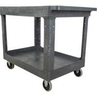 Chariot utilitaire pour l'entretien, 2 tiers, 24-5/8" x 32-1/2" x 40", Capacit&eacute; 550 lb Distribution Industrielle GC
