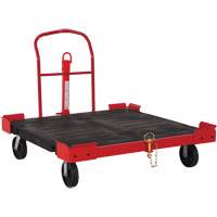 Towable Pallet Cart, 54-1/2" L x 51" W, 2500 lbs. Cap., Polyolefin Wheels Distribution Industrielle GC