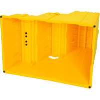 Escabeau industriel, 3 marches, 34-13/16" x 22-7/16" x Hauteur 28-1/2" Distribution Industrielle GC