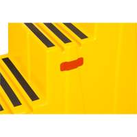Escabeau industriel, 3 marches, 34-13/16" x 22-7/16" x Hauteur 28-1/2" Distribution Industrielle GC