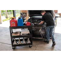 R&acirc;telier mobile, 3 tiers, 35-1/4" x 37-1/4" x 18", Capacit&eacute; 375 lb Distribution Industrielle GC