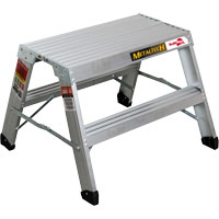 Poste de travail chevalet de sciage portatif, Cadre Aluminium, 12-1/4" p x 24" h Distribution Industrielle GC
