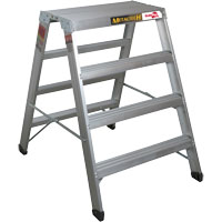 Poste de travail chevalet de sciage portatif, Cadre Aluminium, 12-1/4" p x 48" h Distribution Industrielle GC
