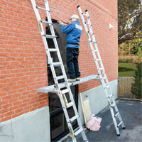 Planche de travail t&eacute;lescopique, 204" la x 12" pr, Capacit&eacute; de 250 lb, D&eacute;mont&eacute; Distribution Industrielle GC