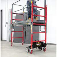 Trousse compl&egrave;te d'&eacute;chafaud motoris&eacute; Buildman Baker 6', 31" p x 118-3/4" h Distribution Industrielle GC
