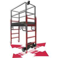Trousse compl&egrave;te d'&eacute;chafaud motoris&eacute; Buildman Baker 6', 31" p x 118-3/4" h Distribution Industrielle GC