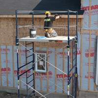 Complete Scaffold Tower with Casters, 69-1/2" D x 178" H Distribution Industrielle GC