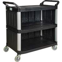 Chariot utilitaire, 3 tiers, 19-3/4" x 37-1/2" x 40-1/4", Capacit&eacute; 250 lb Distribution Industrielle GC