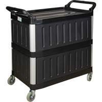 Chariot utilitaire, 3 tiers, 19-3/4" x 37-1/2" x 40-1/4", Capacit&eacute; 250 lb Distribution Industrielle GC
