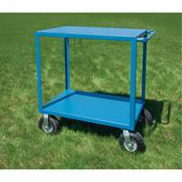 Outdoor Shelf Cart, 2 Tiers, 18" W x 39" H x 33" D, 1200 lbs. Capacity Distribution Industrielle GC