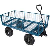 Wagon avec c&ocirc;t&eacute;s rabattables, 24" la x 48" la x Capacit&eacute; 800 lb Distribution Industrielle GC