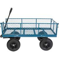 Wagon avec c&ocirc;t&eacute;s rabattables, 24" la x 48" la x Capacit&eacute; 800 lb Distribution Industrielle GC