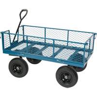 Wagon avec c&ocirc;t&eacute;s rabattables, 24" la x 48" la x Capacit&eacute; 800 lb Distribution Industrielle GC