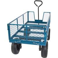Wagon avec c&ocirc;t&eacute;s rabattables, 24" la x 48" la x Capacit&eacute; 800 lb Distribution Industrielle GC