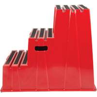Escabeau industriel, 3 marches, 34-13/16" x 22-7/16" x Hauteur 28-1/2" Distribution Industrielle GC
