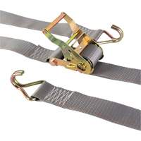 Tendeur d'arrimage utilitaire robuste, Crochet en J, 2" la x 16' lo, Charge d'utilisation 500 lb (227 kg) Distribution Industrielle GC