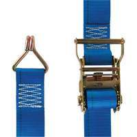 Tendeur d'arrimage utilitaire robuste, Crochet en J, 2" la x 20' lo, Charge d'utilisation 500 lb (227 kg) Distribution Industrielle GC