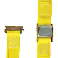 Tendeur d'arrimage utilitaire robuste, Boucle &agrave; came, 2" la x 12' lo, Charge d'utilisation 835 lb (379 kg) Distribution Industrielle GC