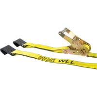 Tendeur d'arrimage pour treuil, Crochet plat, 30' , 2" , Charge d'utilisation max. 3335 lb (1512 kg) Distribution Industrielle GC
